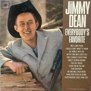 Jimmy Dean - Everybody's Favorite - Vinyl Album - 1963.